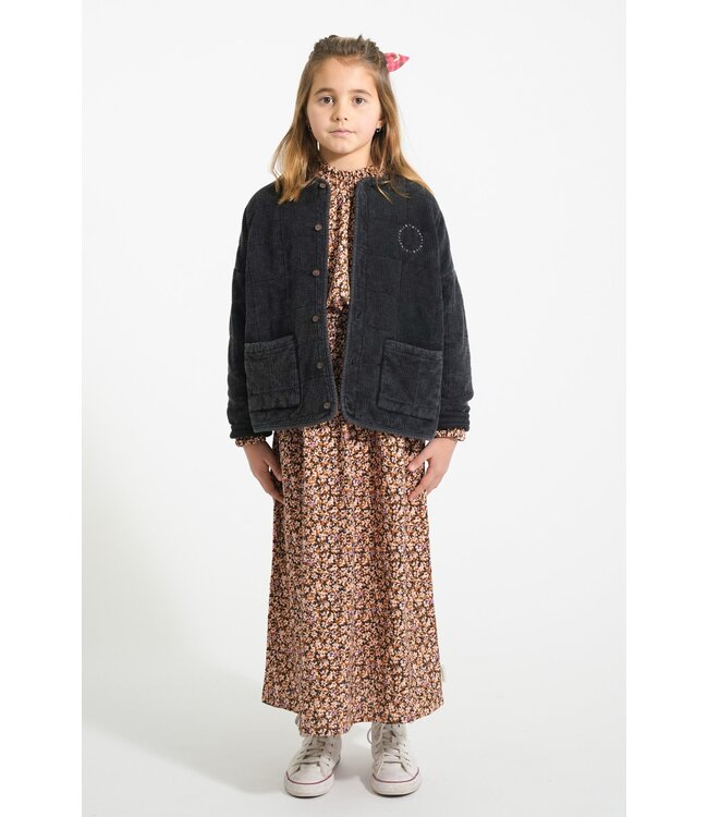 Piupiuchick Blouse | Light pink & brown flowers