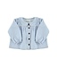 Piupiuchick Peter pan collar blouse | Light blue soft denim