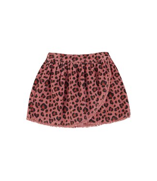 Piupiuchick Short skirt | Pink w/ animal print