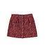 Piupiuchick Short skirt | Bordeaux w/ zebra print