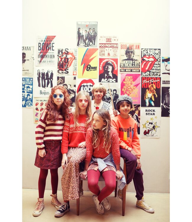 Piupiuchick Short skirt | Bordeaux w/ zebra print