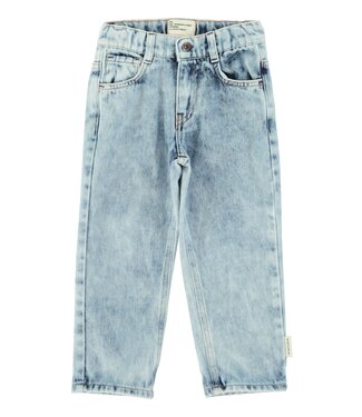 Piupiuchick Unisex trousers | Washed blue denim