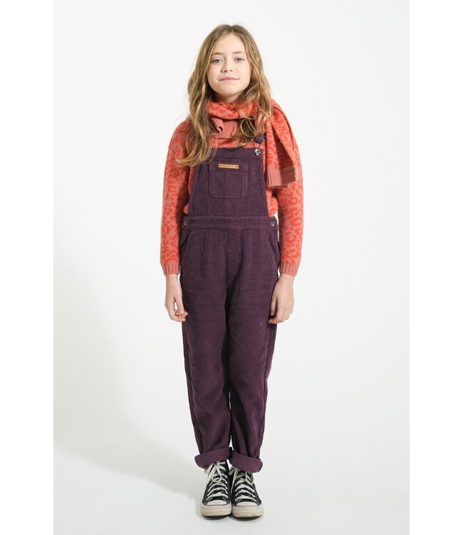 Piupiuchick Dungarees | Aubergine corduroy
