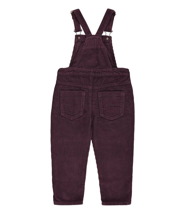 Piupiuchick Dungarees | Aubergine corduroy
