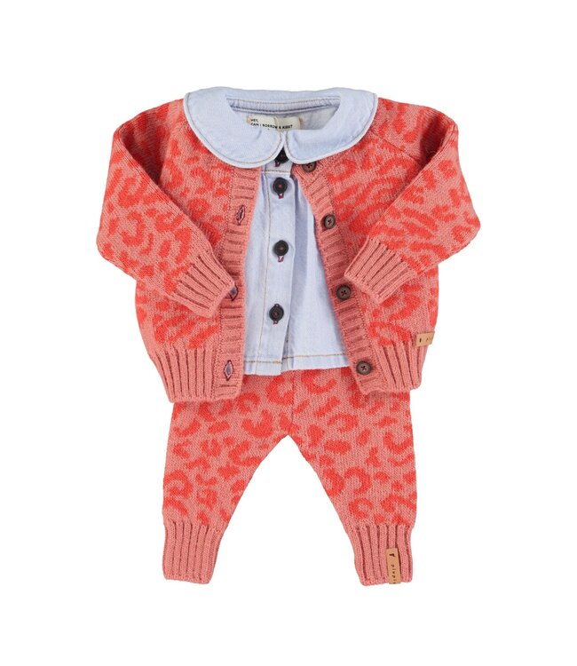 Piupiuchick Peter pan collar blouse | Light blue soft denim B