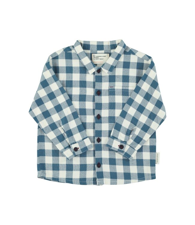 Piupiuchick Shirt | Blue & white checkered
