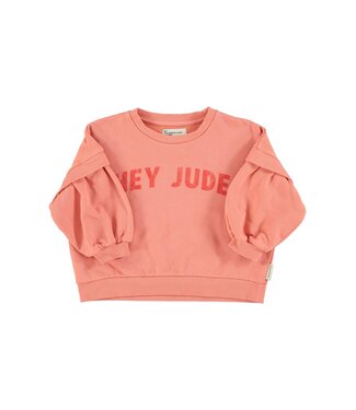Piupiuchick Sweatshirt | Pink w/ "hey jude" print