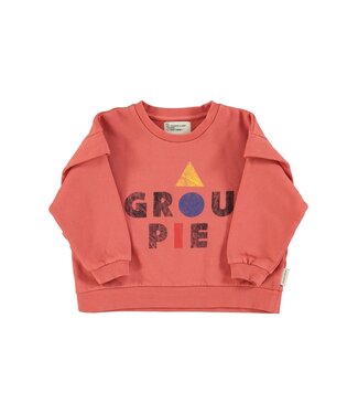 Piupiuchick Sweatshirt | Pink w/ "groupie" print