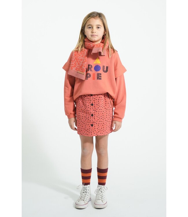 Piupiuchick Sweatshirt | Pink w/ "groupie" print