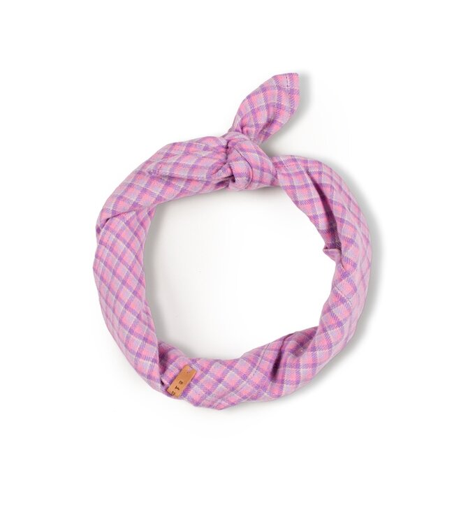 NixNut Bandana Lila Checkered