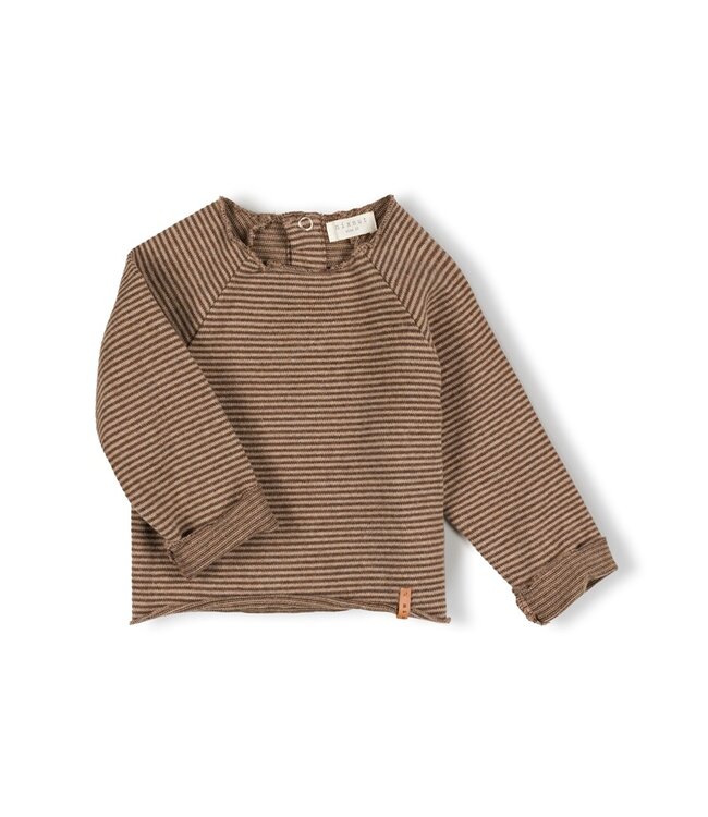 NixNut Sim Knit Pebble stripe