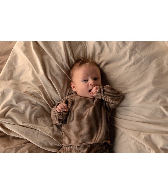 NixNut Sim Knit Pebble stripe