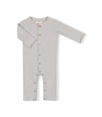 NixNut Butt Onesie Storm stripe