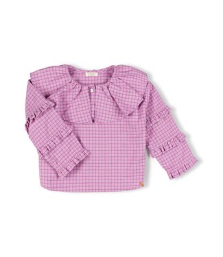 NixNut Les Top Lila Checkered