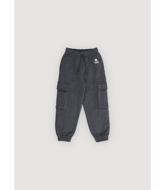 The New Society TNS Logo Cargo Jogging Galactic Grey Melange
