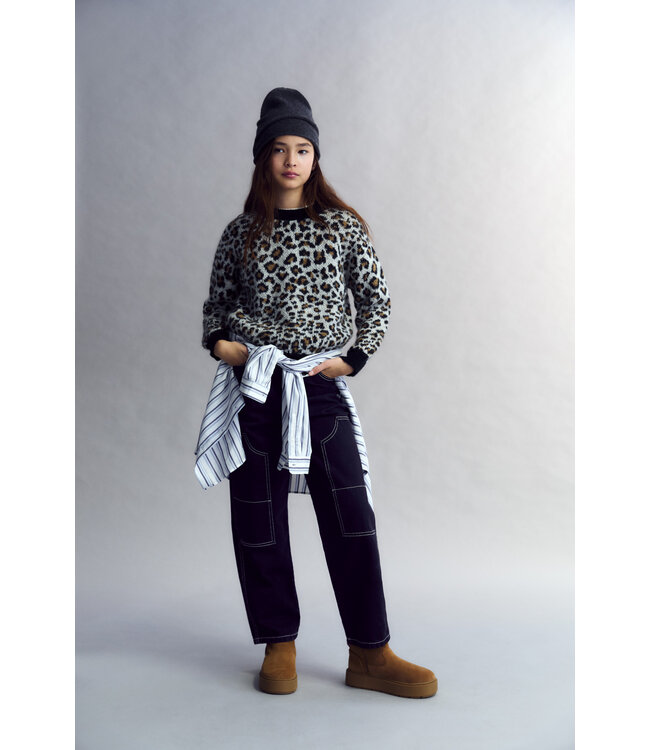 The New Society Nelia Jumper Leopard