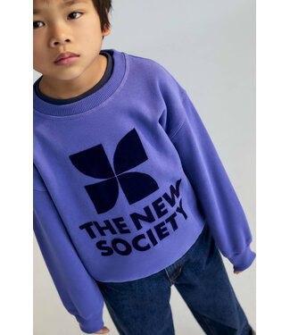 The New Society TNS Logo Sweatshirt Royal Purple