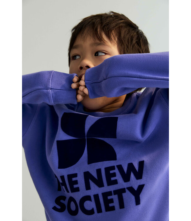 The New Society TNS Logo Sweatshirt Royal Purple