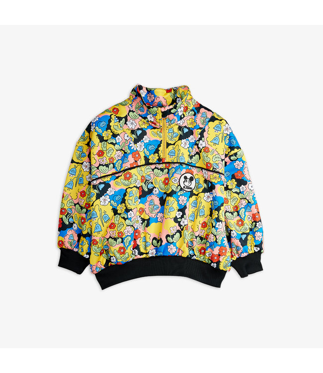Mini Rodini Ritzratz patch half zip sweatshirt Multi