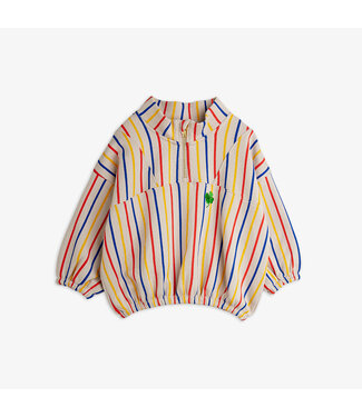 Mini Rodini Clover emb half zip sweatshirt