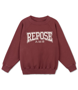 Repose AMS Raglan sweater royal burgundy