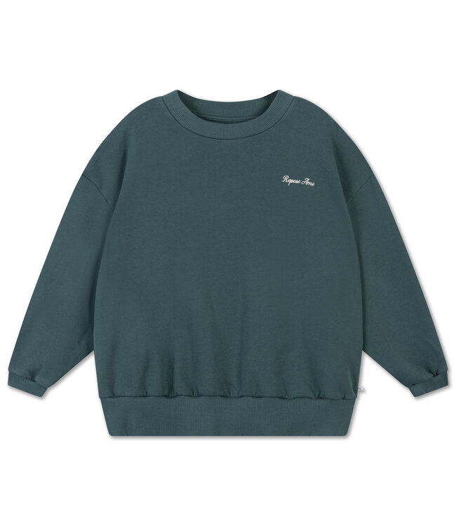 Repose AMS Cozy= sweater Country green