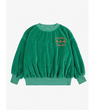 Bobo Choses Have Fun velvet sweatshirt