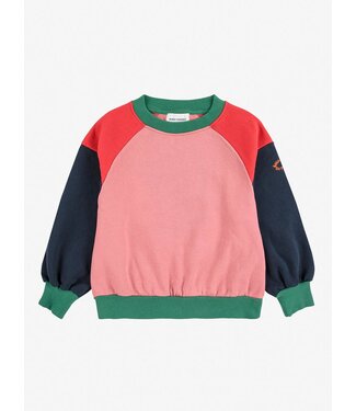 Bobo Choses Tic Tac Toe color block sweatshirt