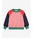 Bobo Choses Tic Tac Toe color block sweatshirt