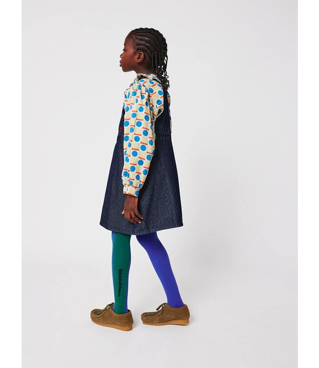 Bobo Choses Bobo Choses color block tights bl/gr