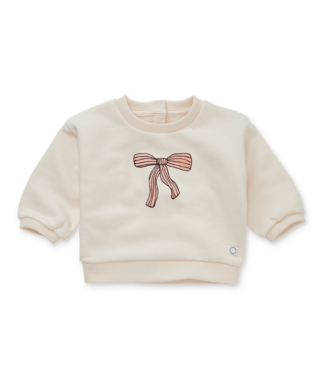 Sproet & Sprout Sweatshirt bow Ivory