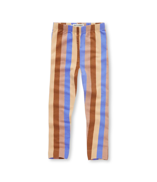 Sproet & Sprout Winter legging multi clr stripe Sand