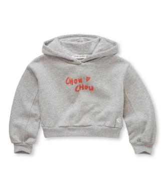 Sproet & Sprout Cropped hooded sweatshirt Grey melee Sproet & Sprout Cropped hooded sweatshirt Grey melee