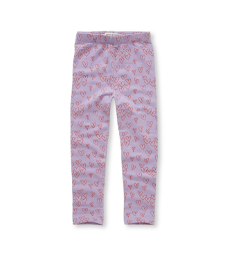 Sproet & Sprout Winter legging hearts Lavender