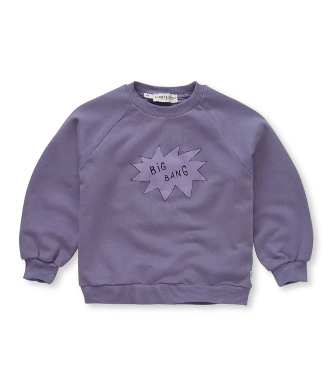 Sproet & Sprout Sweatshirt big bang Purple night
