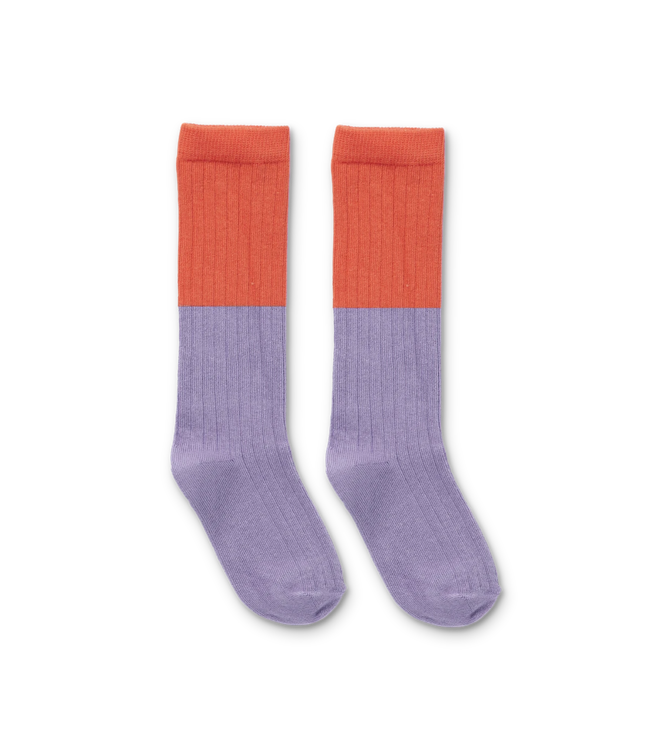 Sproet & Sprout Socks colourblock grenadine