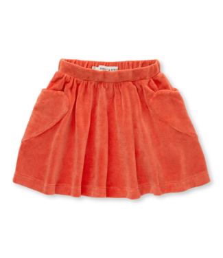 Sproet & Sprout Skirt heart pockets Grenadine