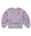 Sproet & Sprout Sweatshirt puff sleeves heart Lavender