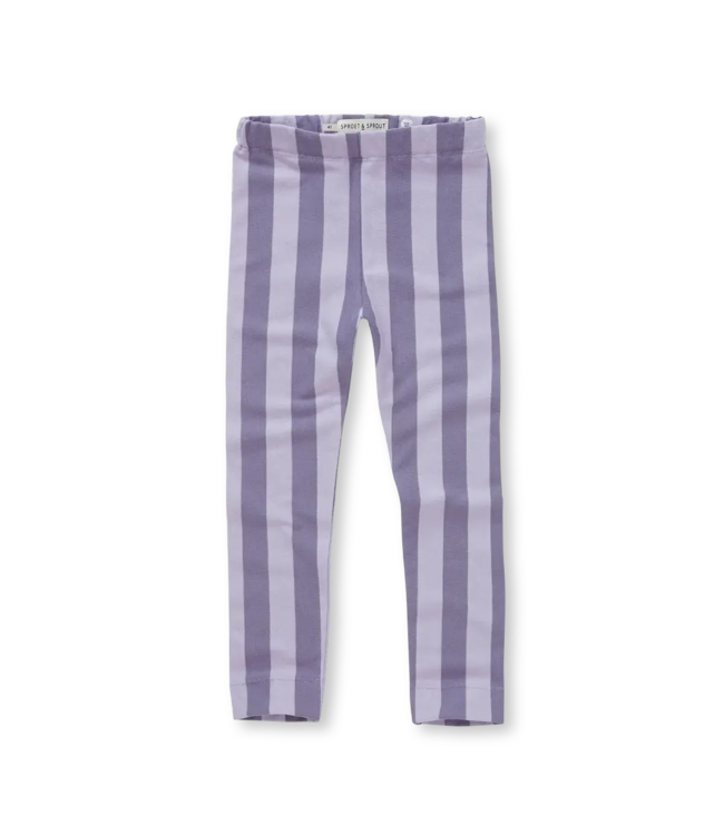 Sproet & Sprout Winter legging purple stripe