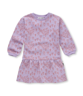 Sproet & Sprout Dress hearts print Lavender