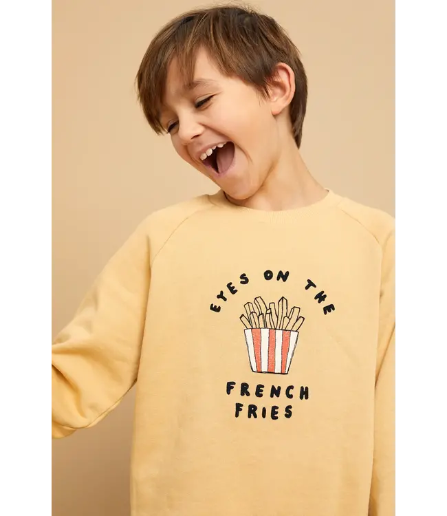 Sproet & Sprout Sweatshirt french fries Sand