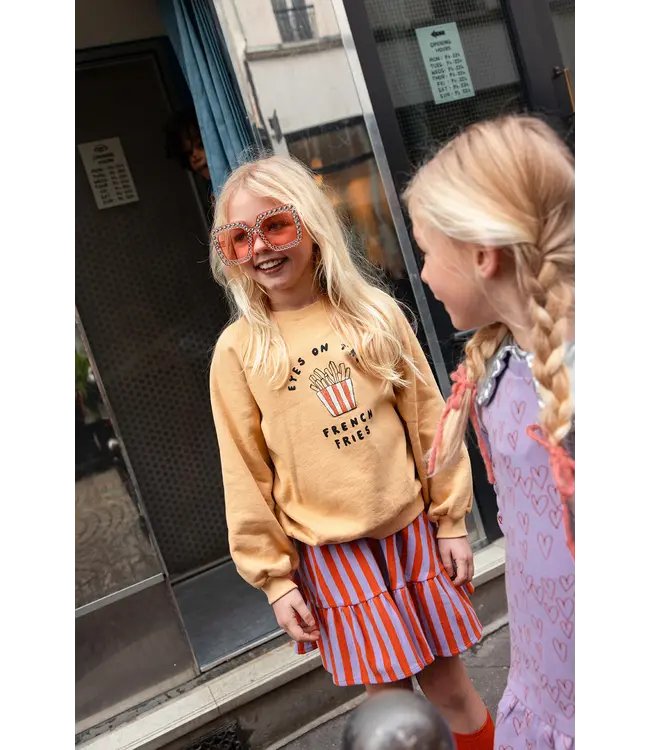 Sproet & Sprout Sweatshirt french fries Sand