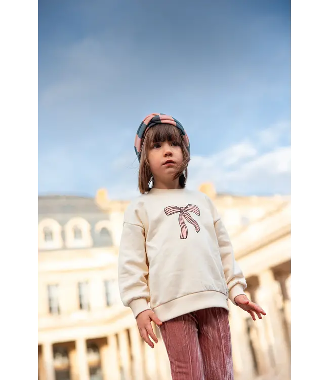 Sproet & Sprout Sweatshirt bow Ivory