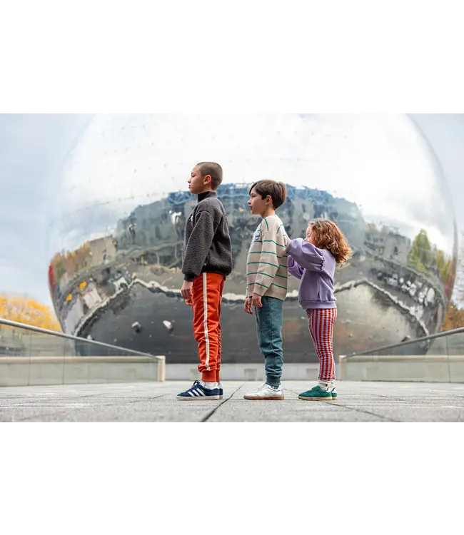 Sproet & Sprout Winter legging thin stripe Lavender