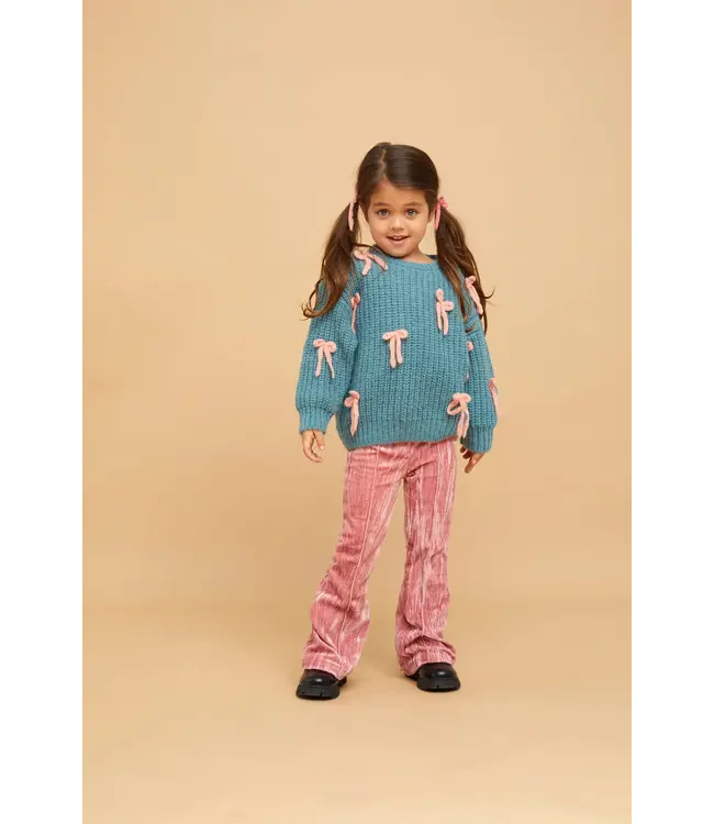 Sproet & Sprout Velvet flare pants Lavender