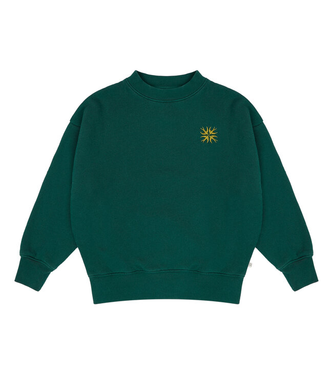 Jenest BIRD EMBRO SWEATER Dark green