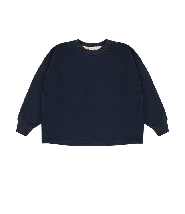 Jenest TOM LS SWEAT T-SHIRT Navy blue