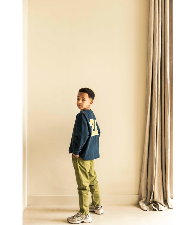 Jenest TOM LS SWEAT T-SHIRT Navy blue