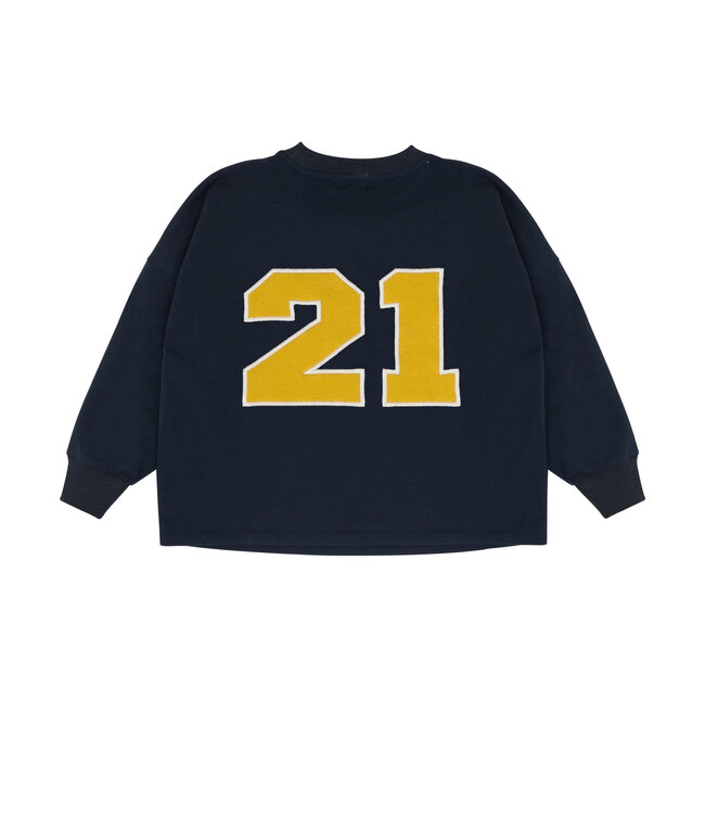 Jenest TOM LS SWEAT T-SHIRT Navy blue