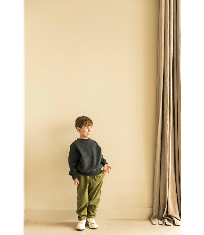 Jenest BIRD NR1 SWEATER Dark grey melange